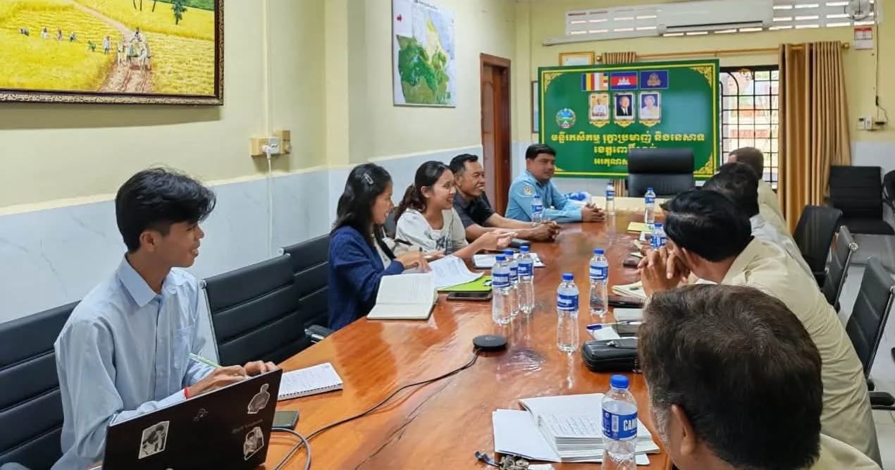មន្ទីរកសិកម្មខេត្តពោធិ៍សាត់ រៀបចំអង្គប្រជុំស្តីពី «គម្រោងពង្រីកការផ្គត់ផ្គង់ទឹកស្អាតប្រកបដោយចីរភាព និងភាពធន់» ក្នុងក្រុងពោធិ៍សាត់