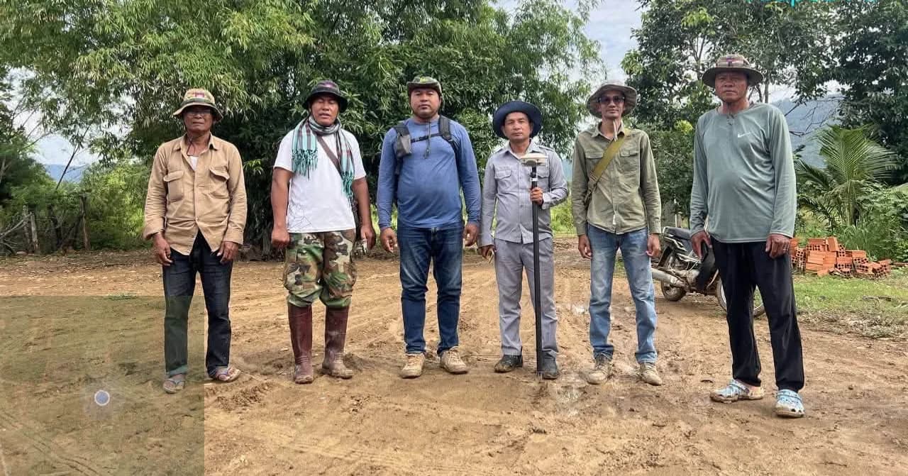 ក្រុមការងារអនុគណៈកម្មការទី២ ចុះប្រមូលទិន្នន័យ និងកំណត់អត្តសញ្ញាណដីធ្លីជូនប្រជាពលរដ្ឋ ៥ទីតាំង ក្នុងឃុំក្រពើពីរ