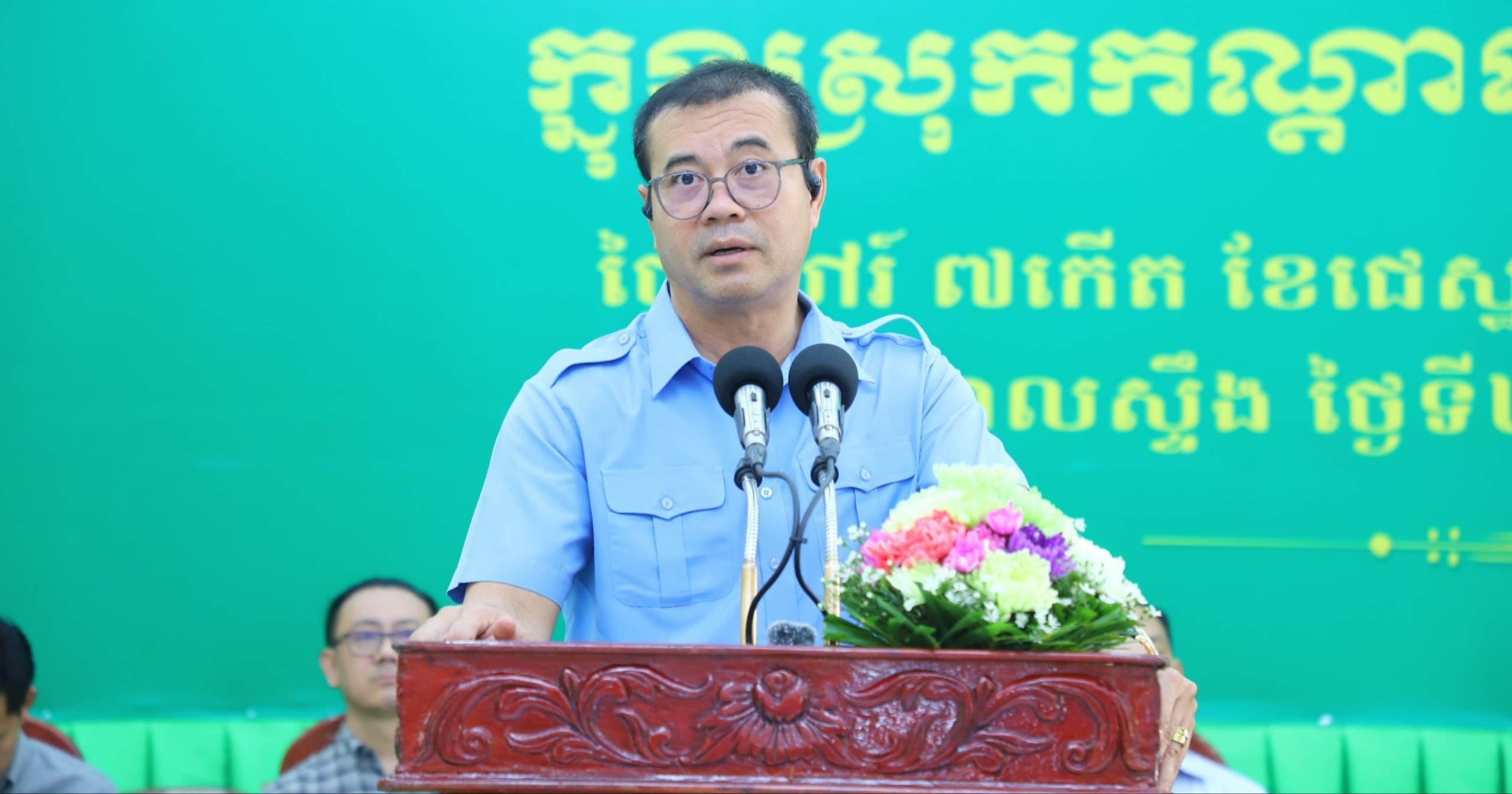 ពិធីសំណេះសំណាល និងសួរសុខទុក្ខប្រជាកសិករក្នុងស្រុកកណ្តាលស្ទឹង ខេត្តកណ្តាល