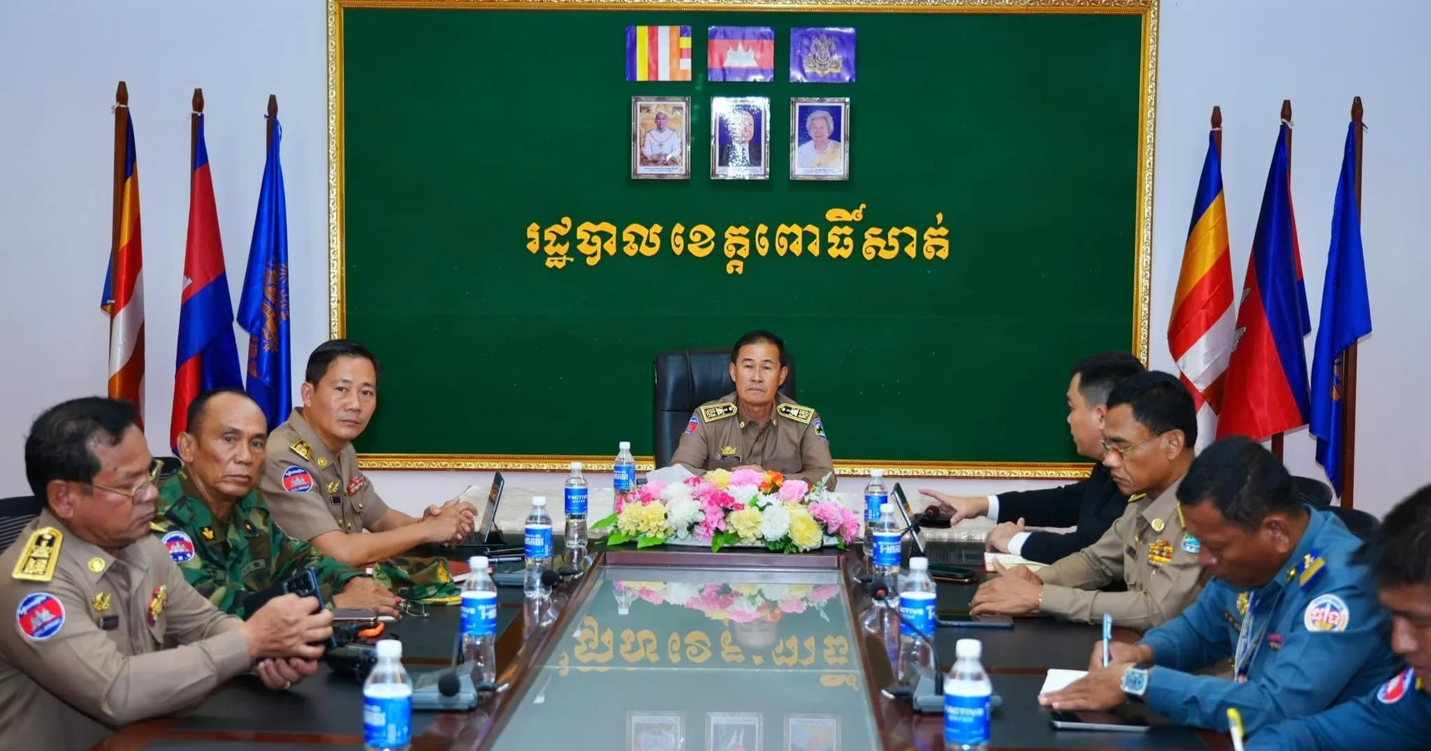 ប្រជុំពិភាក្សាតាមដានវឌ្ឍនភាពការងារ ប្រតិបត្តិការបង្ក្រាបករណីឆបោកតាមប្រព័ន្ធបច្ចេកវិទ្យា (Scams Online) ក្នុងភូមិសាស្ត្រខេត្តពោធិ៍សាត់