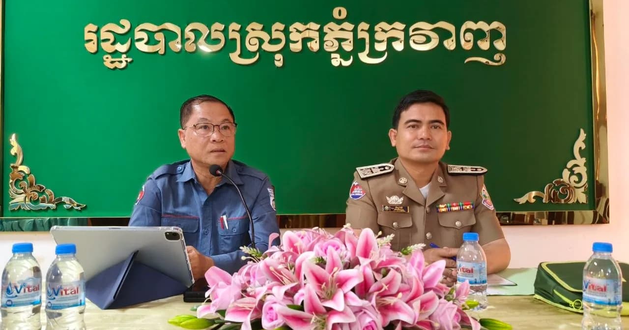 មន្ទីររៀបចំដែនដីខេត្តពោធិ៍សាត់ ចុះផ្សព្វផ្សាយច្បាប់ភូមិបាល និងច្បាប់សំណង់ ជូនដល់អាជ្ញាធរមូលដ្ឋានស្រុកភ្នំក្រវាញ