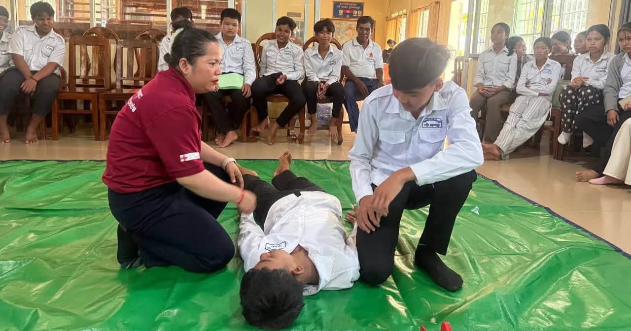 វគ្គបណ្តុះបណ្តាលមូលដ្ឋានស្តីពី គោលការណ៍គ្រឹះរបស់ចលនា វិជ្ជាសង្គ្រោះបឋម និងគោលនយោបាយយុវជនកាកបាទក្រហមកម្ពុជា