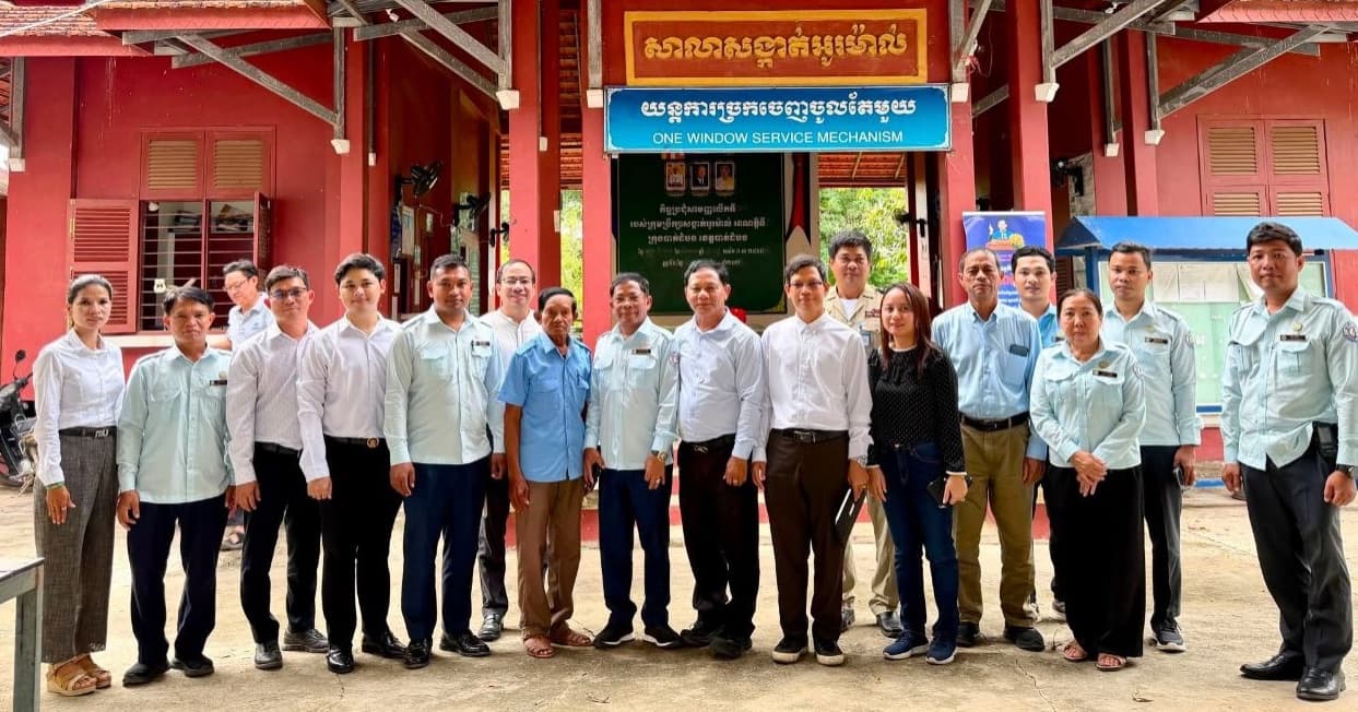តំណាងម្ចាស់ផ្តល់ជំនួយ ADB និង AFD ចុះវាយតម្លៃ តាមដានប្រសិទ្ធភាព និងដំណើរការគម្រោងពង្រីកប្រព័ន្ធផ្គត់ផ្គង់ទឹកស្អាតបាត់ដំបង