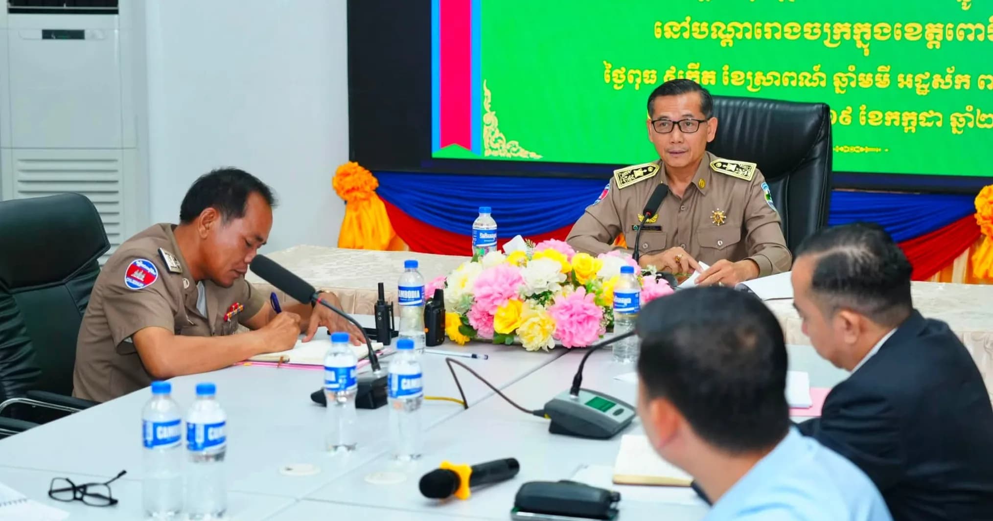 រដ្ឋបាលខេត្តពោធិ៍សាត់ បើកកិច្ចប្រជុំសាកល្បងគោលនយោបាយសុវត្ថិភាពចរាចរណ៍កម្រិតរោងចក្រ ដើម្បីកាត់បន្ថយគ្រោះថ្នាក់ដល់កម្មករនិយោជិត