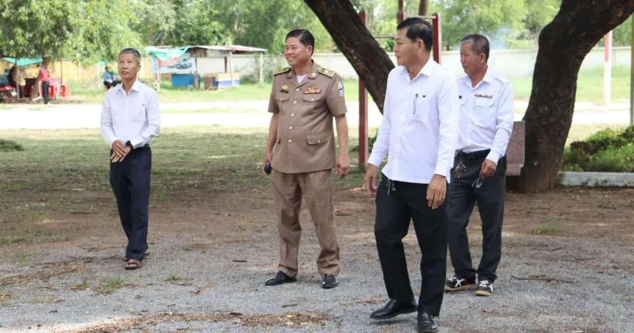 រដ្ឋបាលក្រុងពោធិ៍សាត់ ចុះពិនិត្យអនុវិទ្យាល័យព្រែកស្តី ដើម្បីត្រៀមលក្ខណៈរៀបចំដំឡើងទៅជា «វិទ្យាល័យព្រែកស្តី» នាឆ្នាំសិក្សា ២០២៧-២០២៨