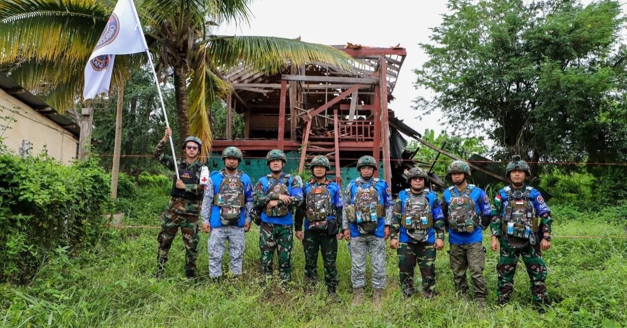 AOT ចុះសង្កេតការណ៍ផ្ទៀងផ្ទាត់ និងរាយការណ៍នៅចំណុចផ្ទះប្រជាជនស៊ីវិលចំនួន ១១៤ខ្នង ដែលរងផលប៉ះពាល់ទាំងស្រុង នៅក្នុងភូមិតេជោមរកត