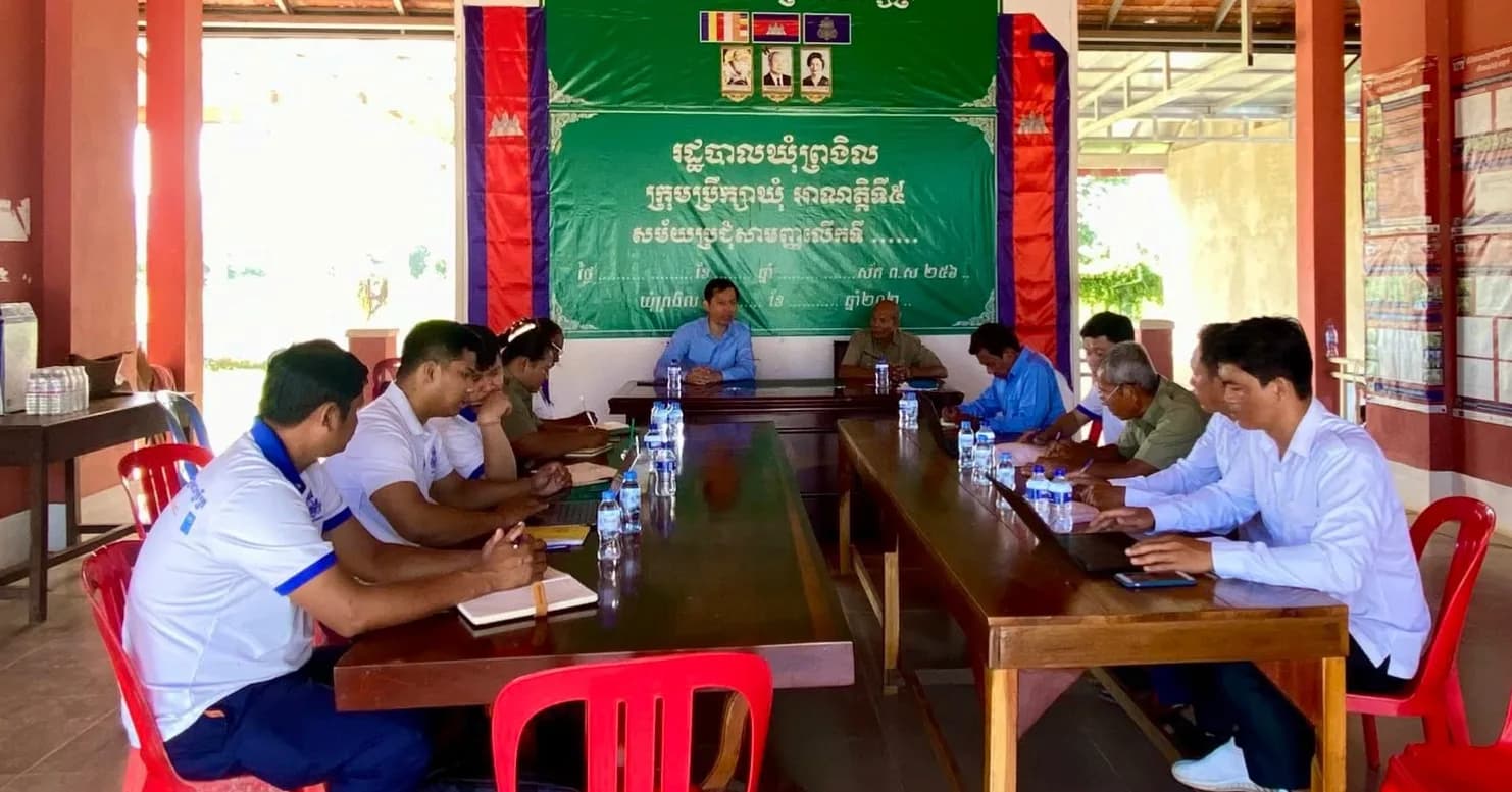 ក្រសួងផែនការ ចុះតាមដាន និងបណ្ដុះបណ្ដាលបន្ថែមស្ដីពីការងារអត្តសញ្ញាណកម្មគ្រួសារក្រីក្រ និងងាយរងហានិភ័យ នៅឃុំព្រងិល