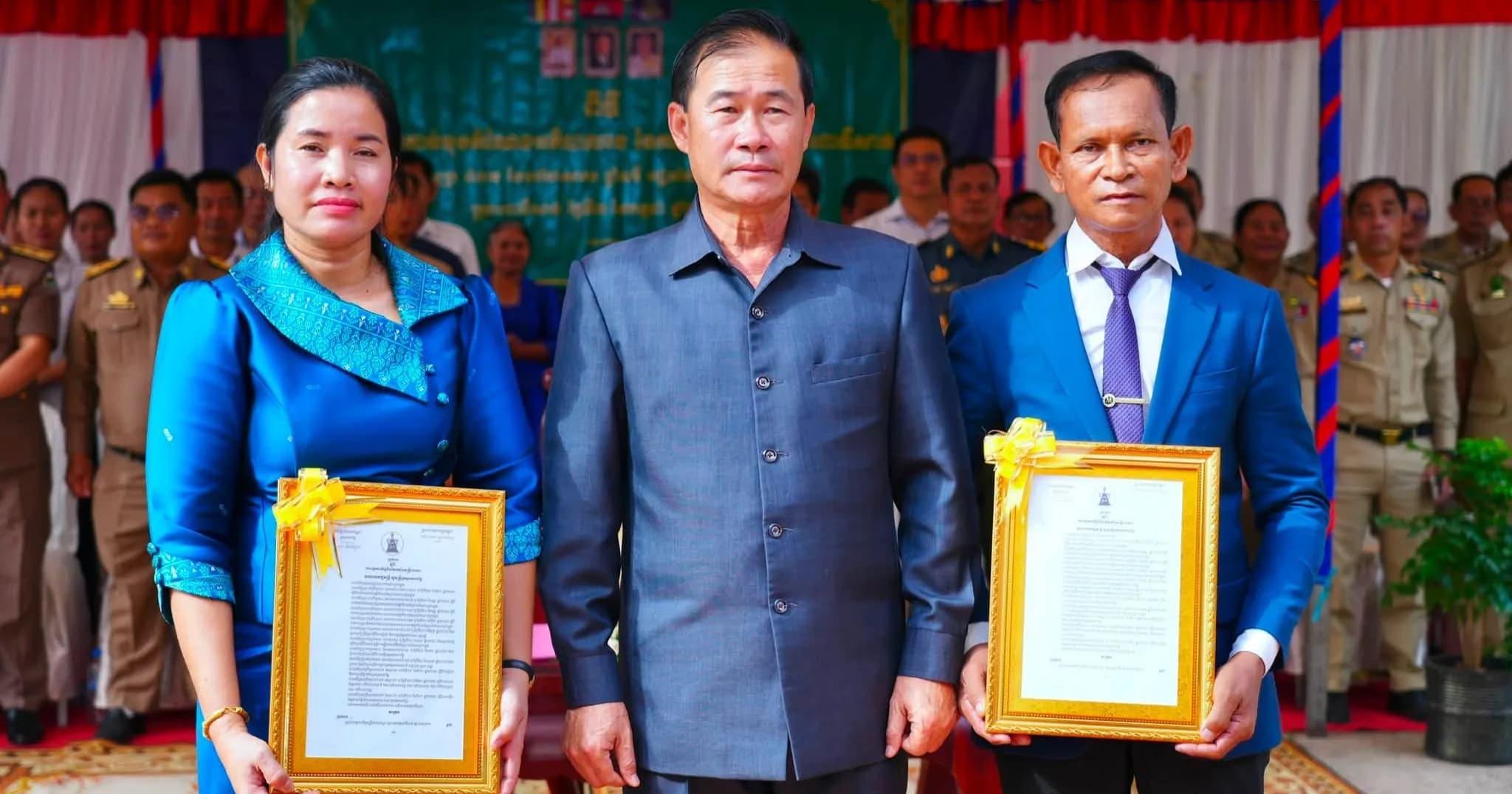 ឯកឧត្តម ខូយ រីដា អញ្ជើញជាអធិបតីក្នុងពិធីប្រកាសចូលកាន់មុខតំណែងអភិបាលរងក្រុងពោធិ៍សាត់ ចំនួន២រូប