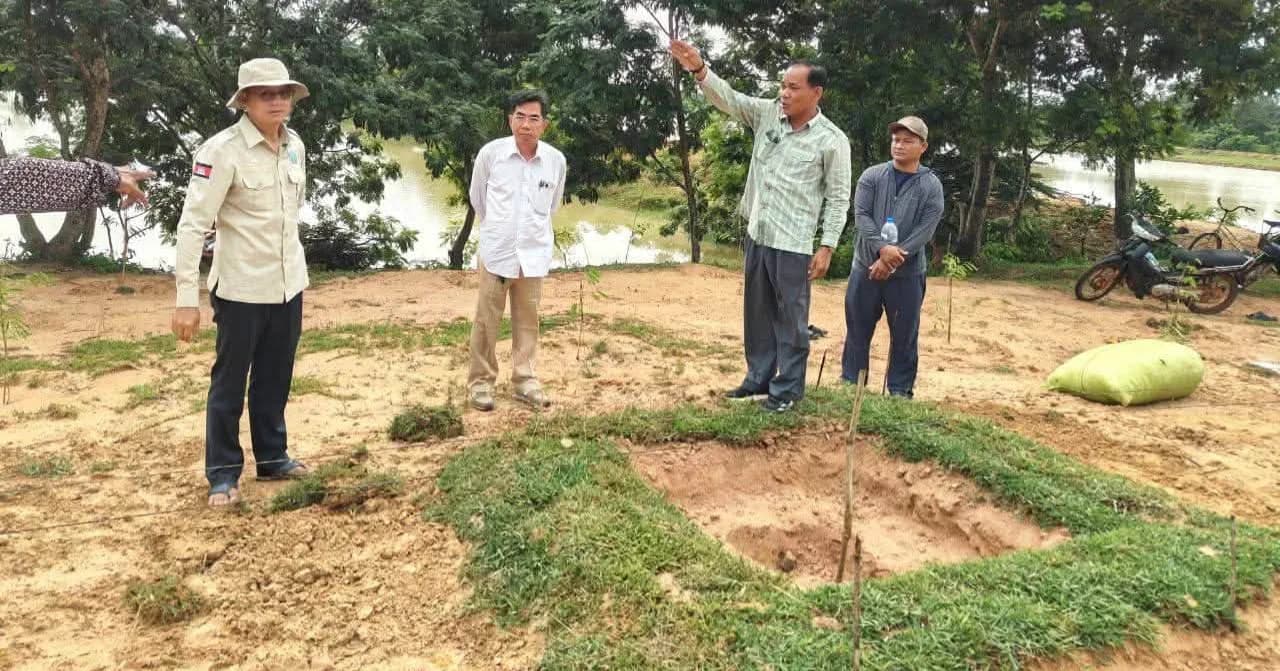 ប្រធានមន្ទីរកសិកម្មខេត្តពោធិ៍សាត់ ចុះពិនិត្យទីតាំងរៀបចំពិធីបុណ្យ «រុក្ខទិវា» និងផ្លូវចូលនៅស្រុកក្រគរ